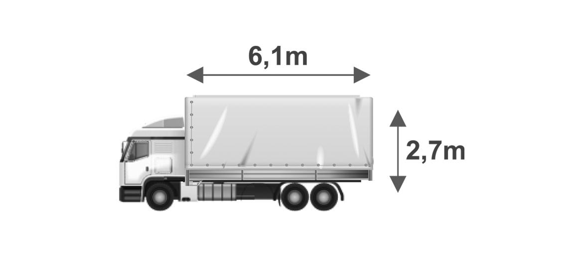 Curtain Van up to 15 pallets