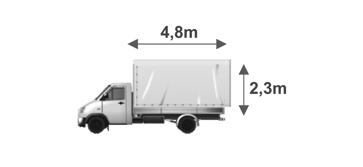 Curtain Van up to 10 pallets